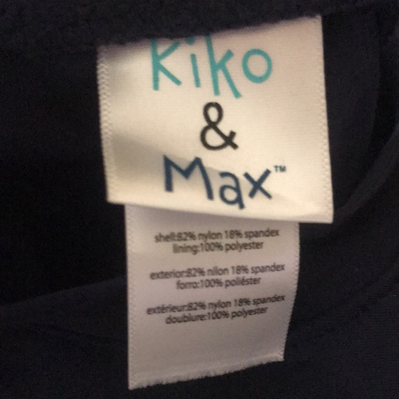 KIKO & MAX Girls Suit Set with Long Sleeve Rashguard Swim Shirt Size 6/9 M - Picture 5 of 6